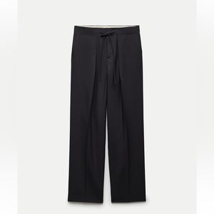 Zara pleated pants ZW collection size M